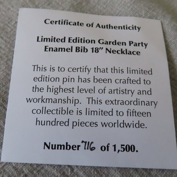 Garden Party Necklace - Picture 3 of 4